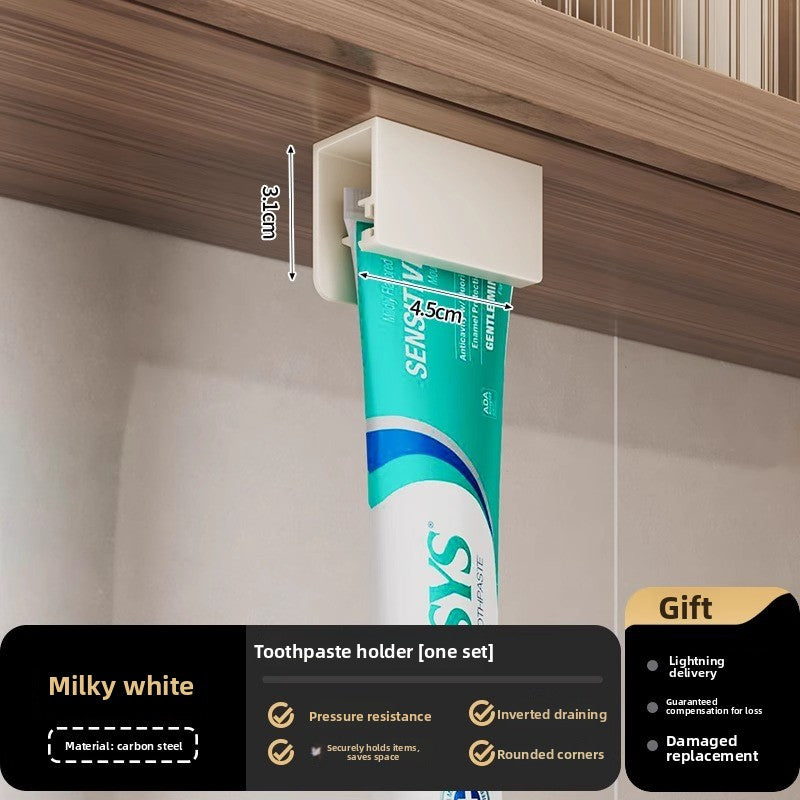 Wall-Mounted Metal Toothbrush Holder