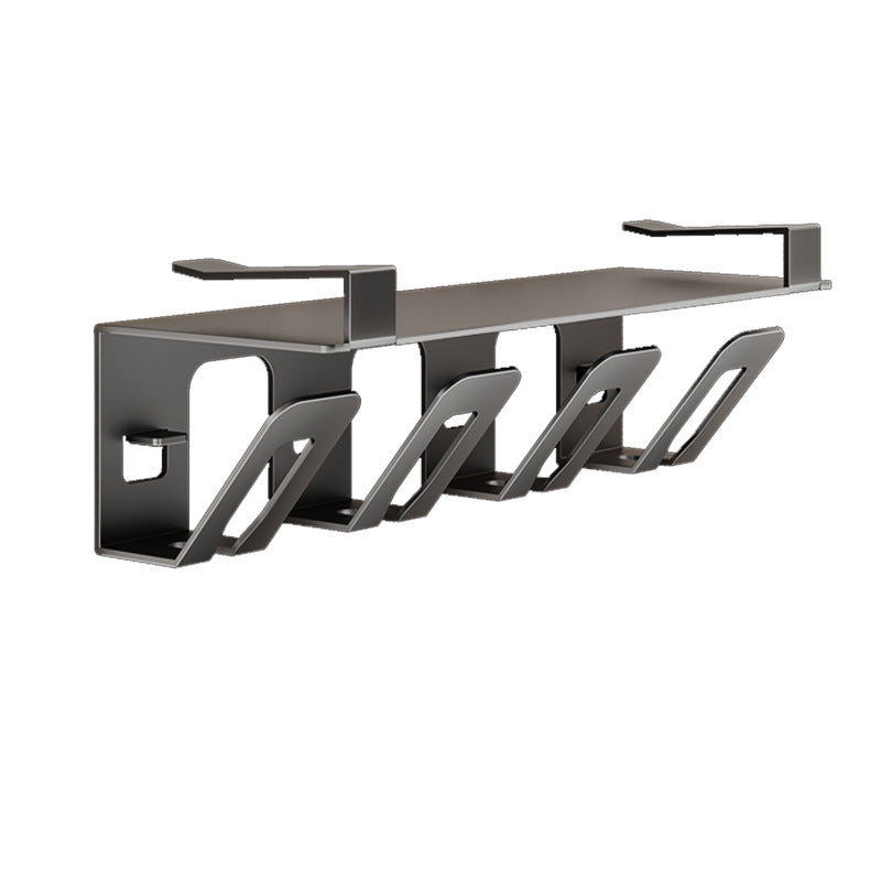 Wall-Mounted Metal Toothbrush Holder