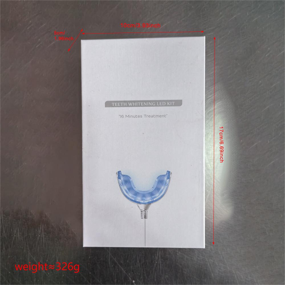 Portable Teeth Whitening Kit with LED Light and Gel