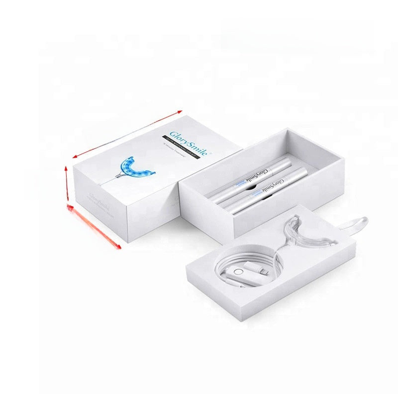 Portable Teeth Whitening Kit with LED Light and Gel