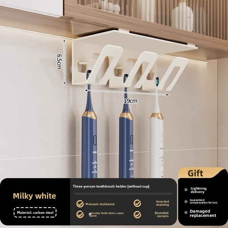Wall-Mounted Metal Toothbrush Holder
